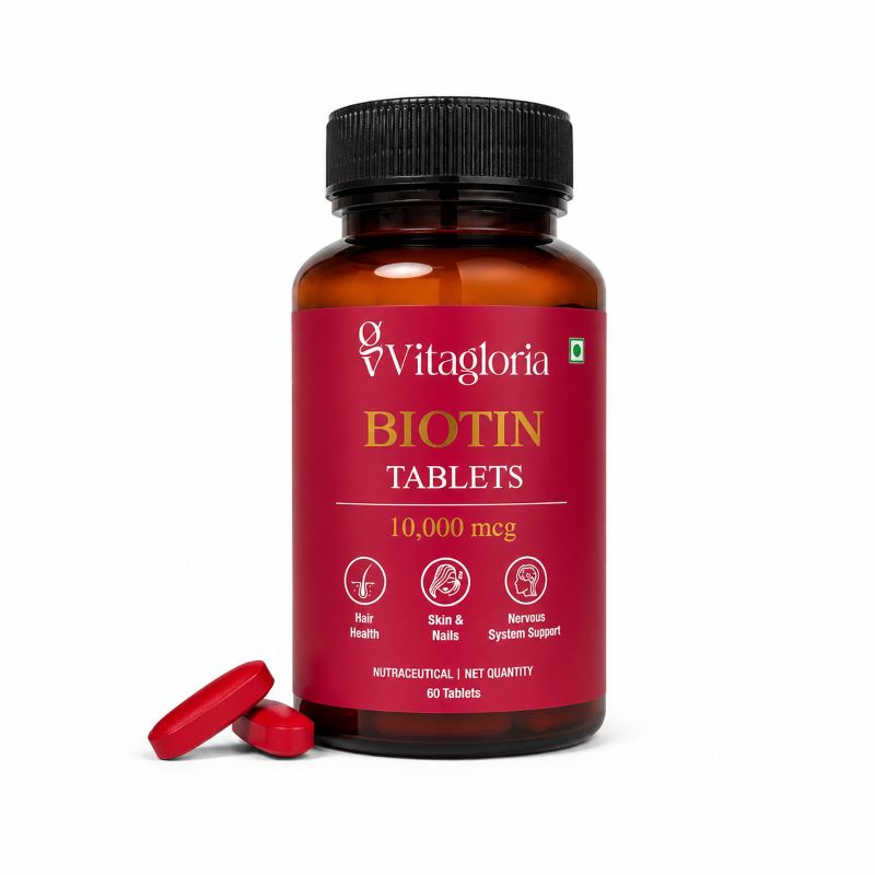 VitaGloria Biotin 10000 mcg tablets