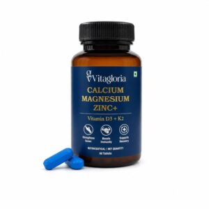 VitaGloria Calcium Magnesium Zinc tablets with D3 and K2